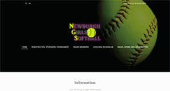 Desktop Screenshot of newburghgirlssoftball.com